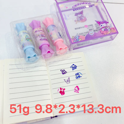 TG-STSZ candy shaped double headed hand account seal (Sanrio) (minimum batch per box)