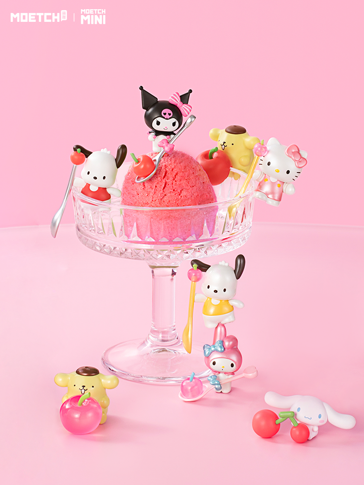 Sanrio characters Cherry Fruity Cup Hook Series Adorable Beans