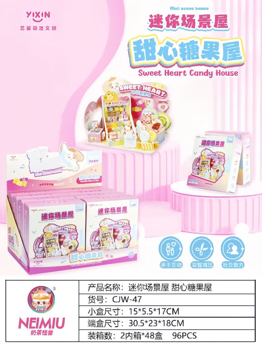 CJW-47 DIY Mini Scene House (Sweet Candy House)