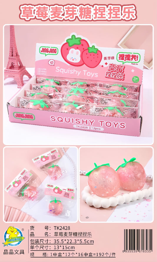 TK2428 Maltose Strawberry Squishy Fun